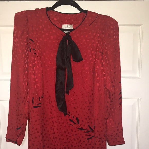 Vintage Silk Dress - Picture 2 of 5